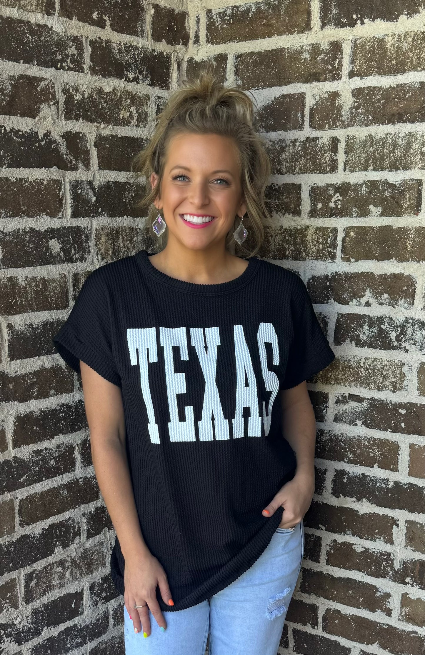 Texas Top Black