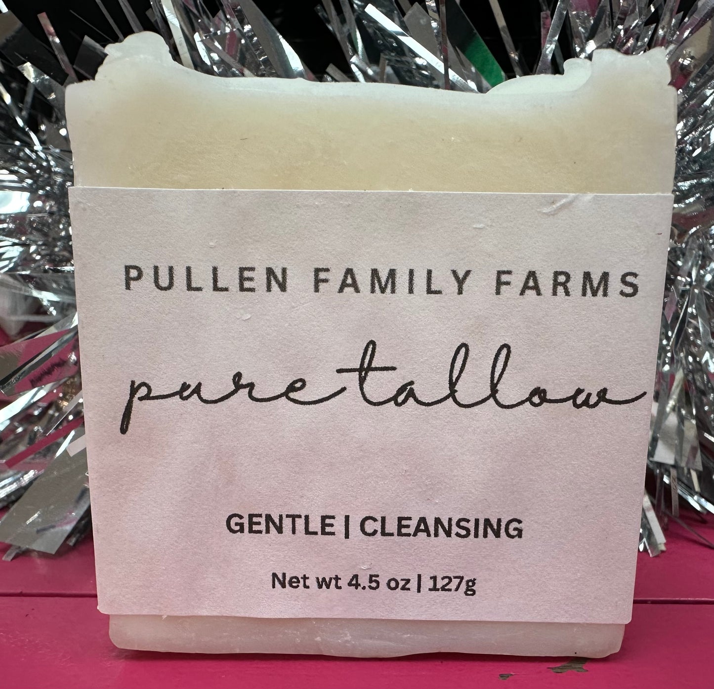 Pullen Farms (Local) Pure Tallow Gentle cleansing Soap Unscented