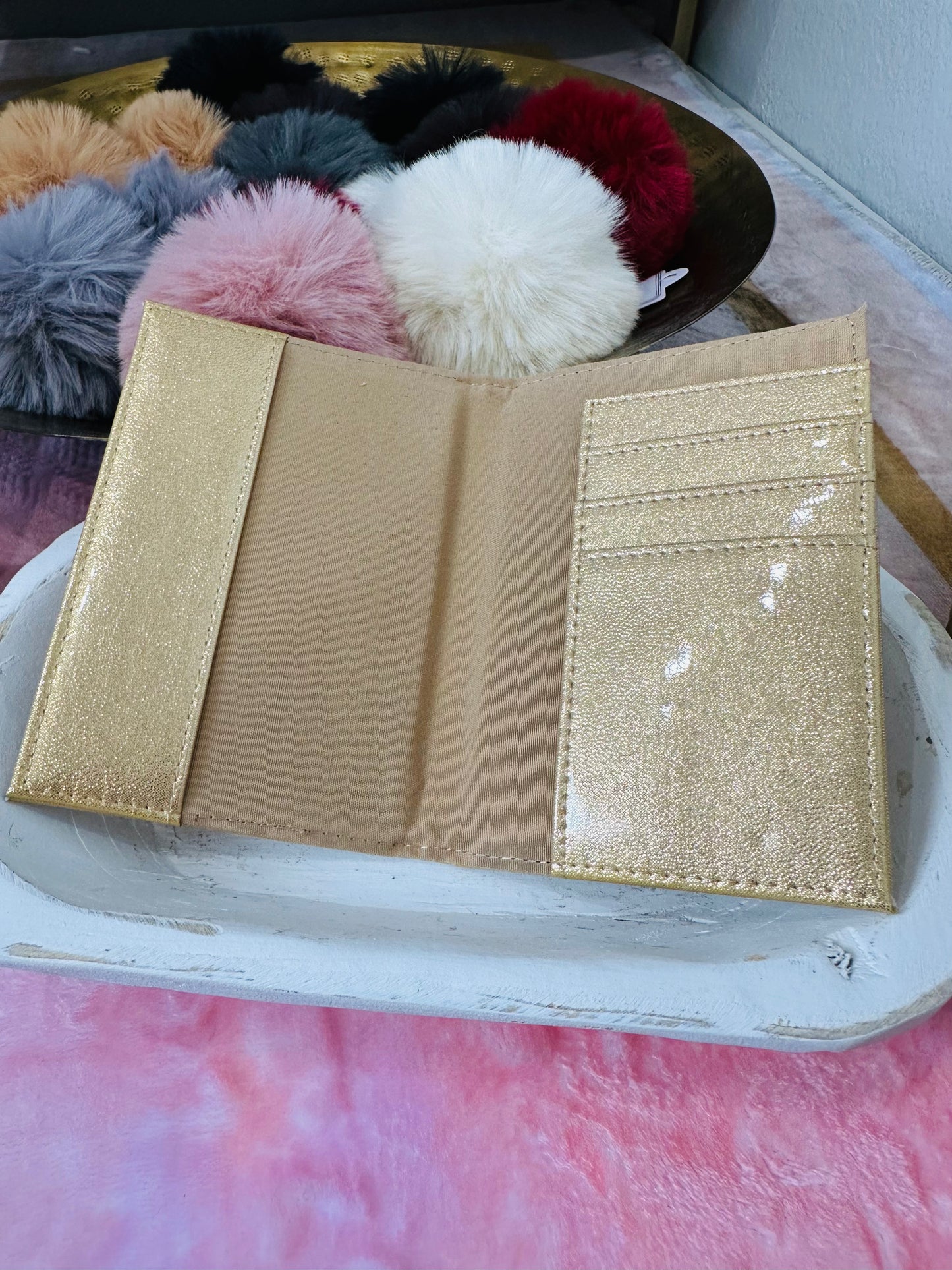 Gold Glitter Wallet