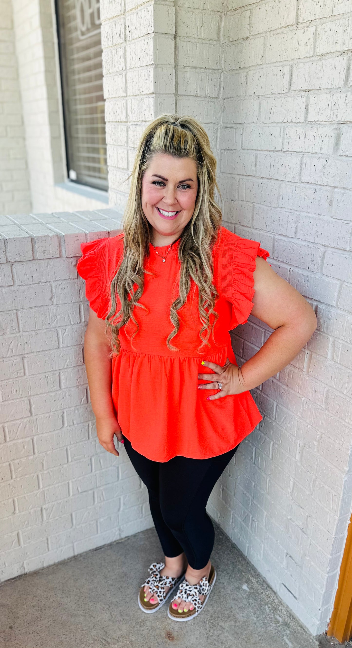 Its All A Dream Top • Neon Orange