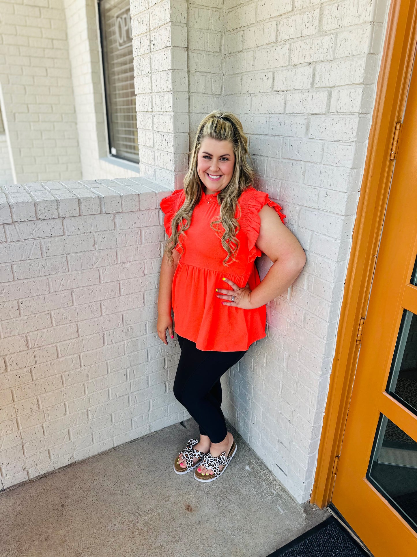 Its All A Dream Top • Neon Orange