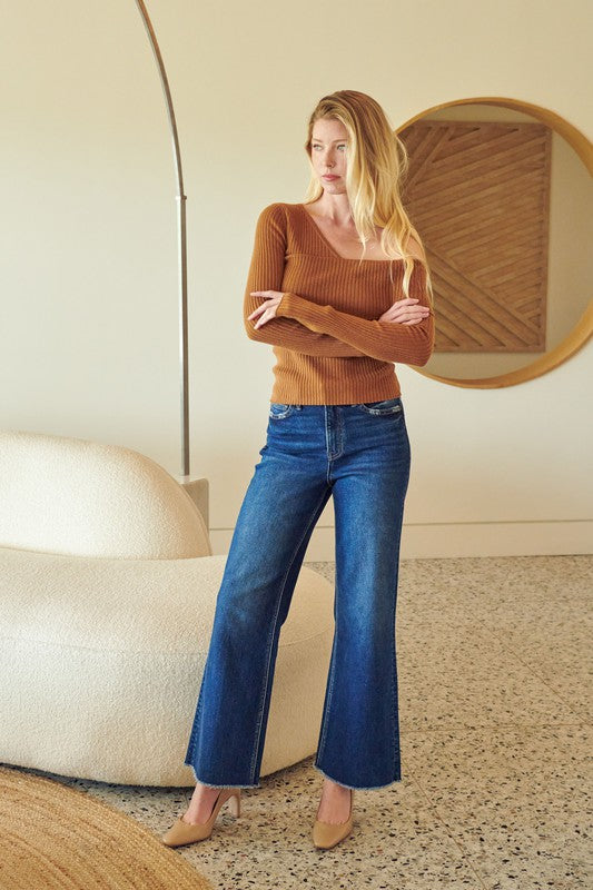 Mica Denim- Festival High Rise Wide Leg