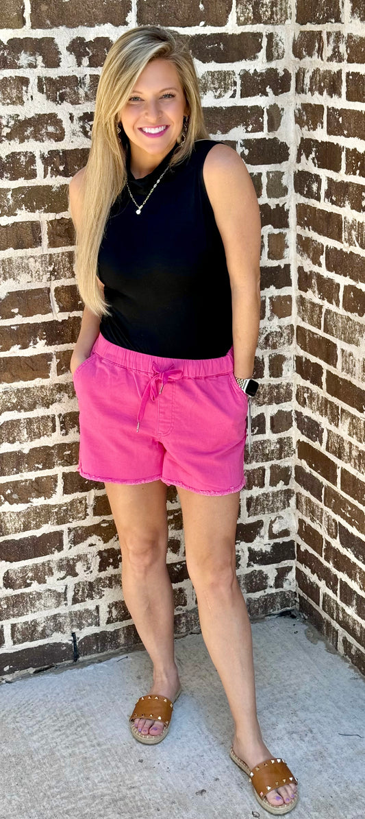 Time For Fun Shorts Pink