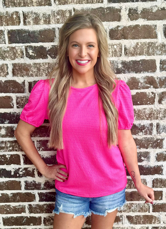 Oh So Chic Top Pink