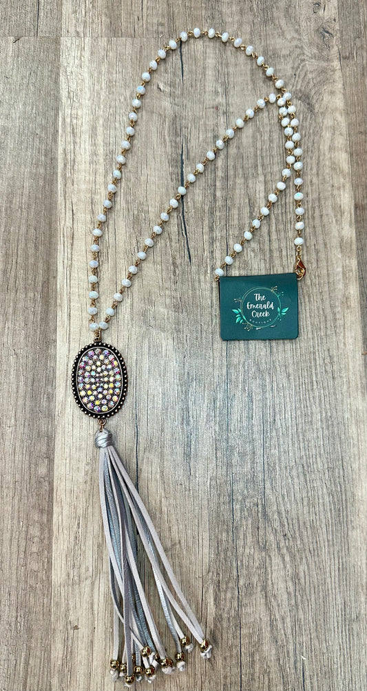 Rhinestone Boho Necklace