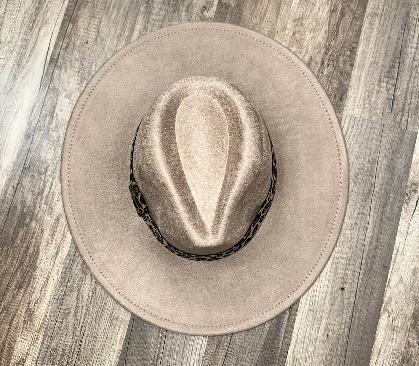 Wide Brim Hat Beige