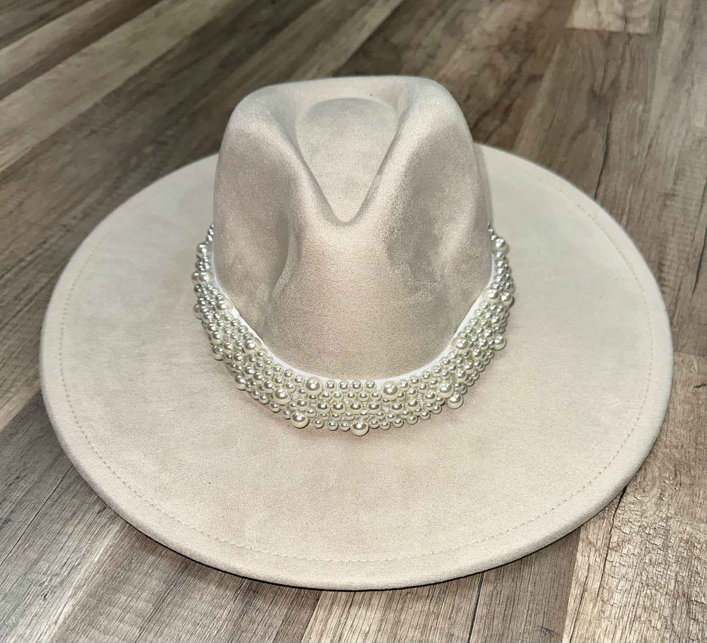 Wide Brim Hat Cream