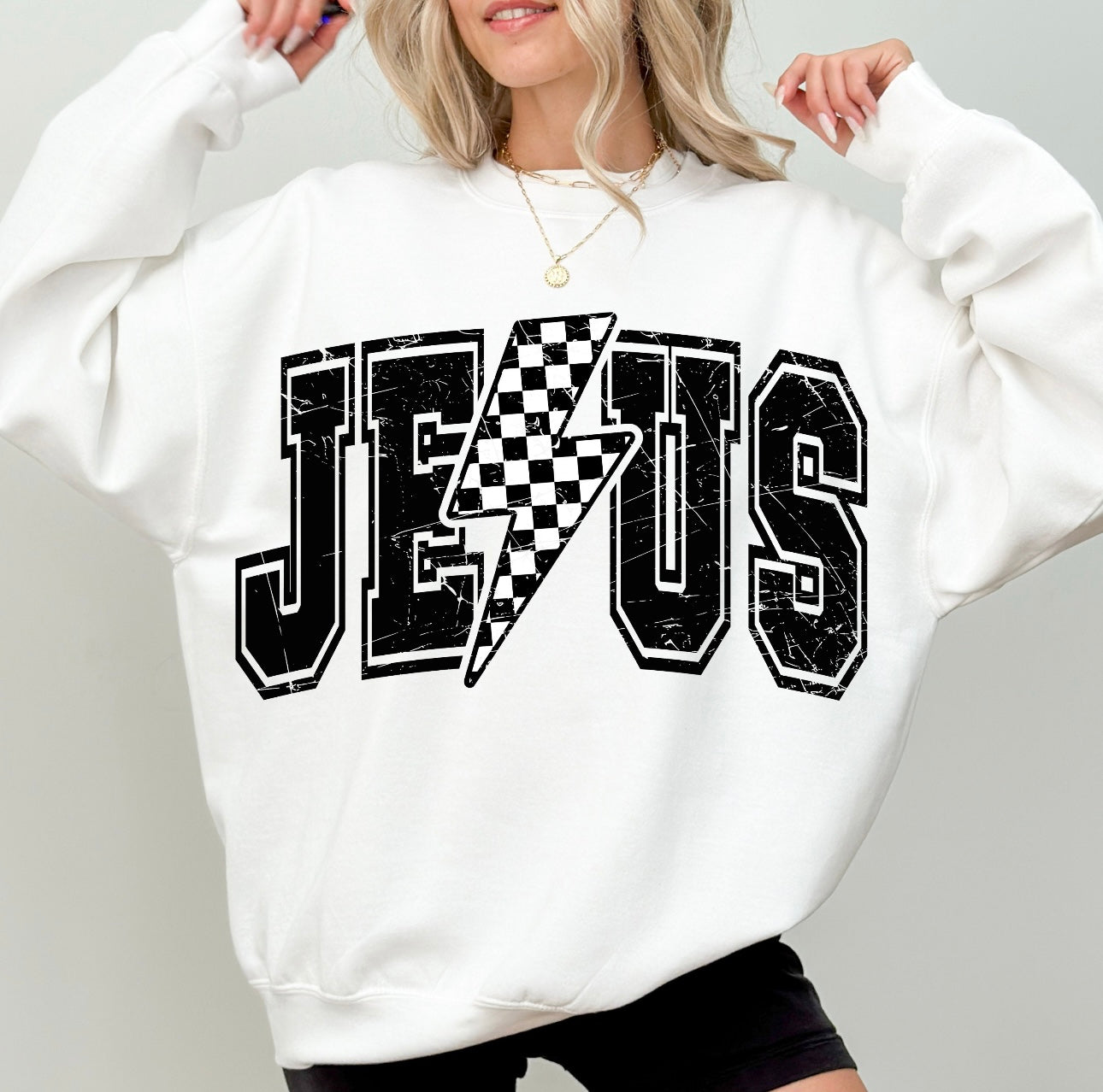 Jesus Lightening Sweatshirt