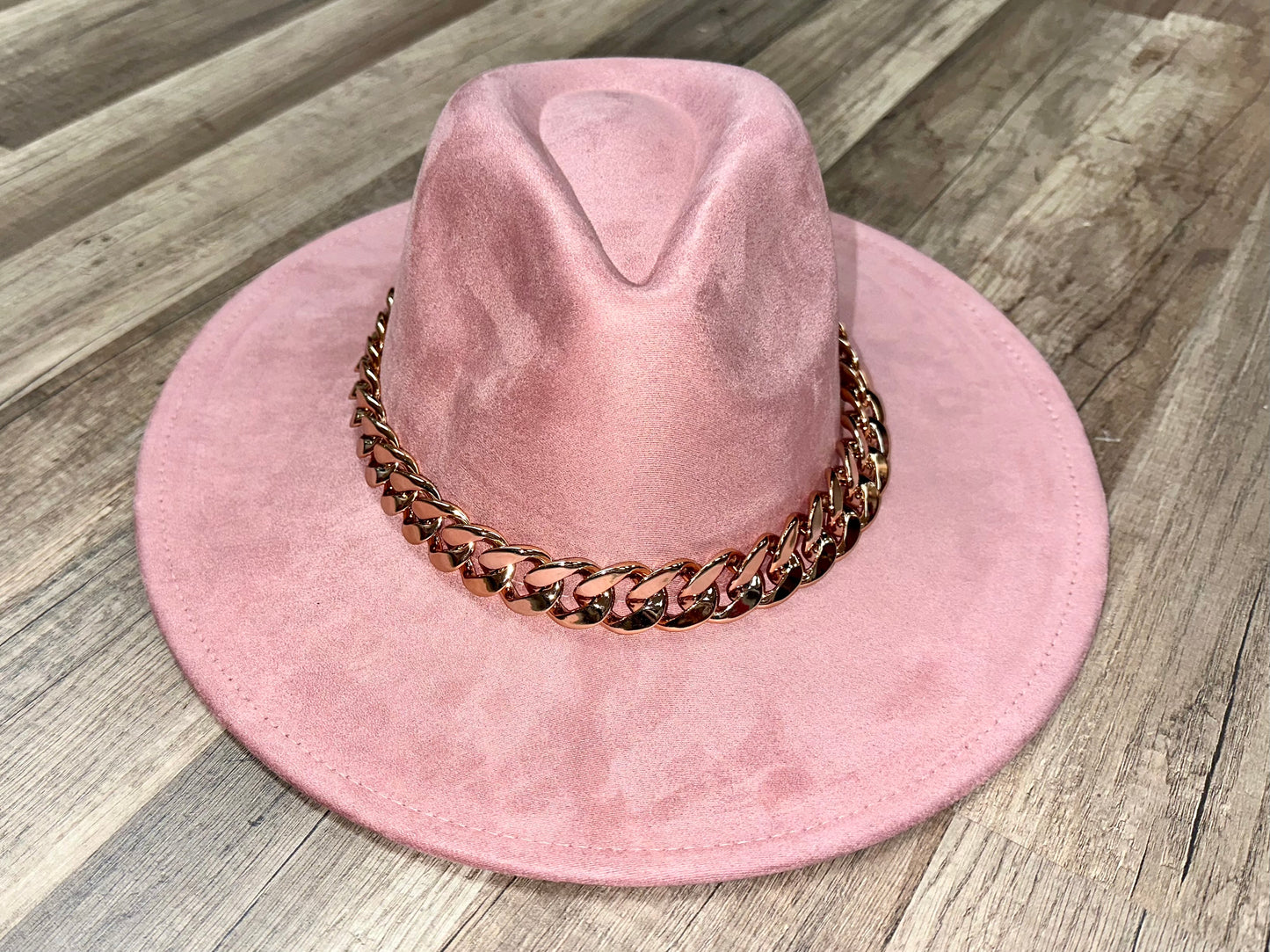 Wide Brim Hat Blush