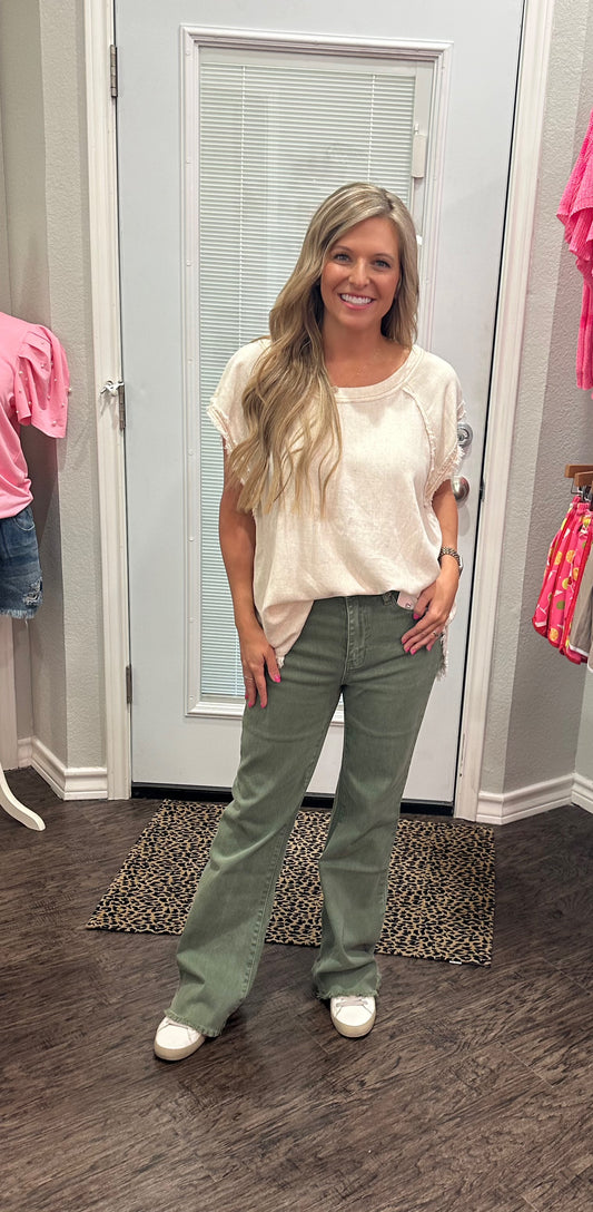 Zenana Jeans • Olive