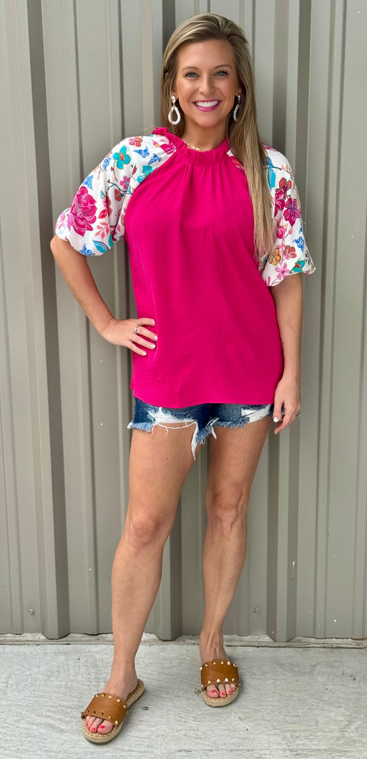 The Future is Mine Top • Magenta
