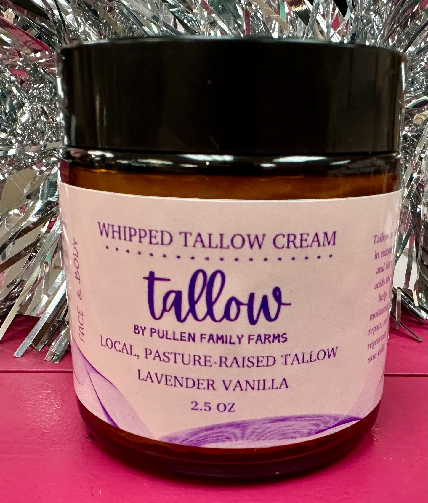 Whipped Tallow Cream- Lavender Vanilla