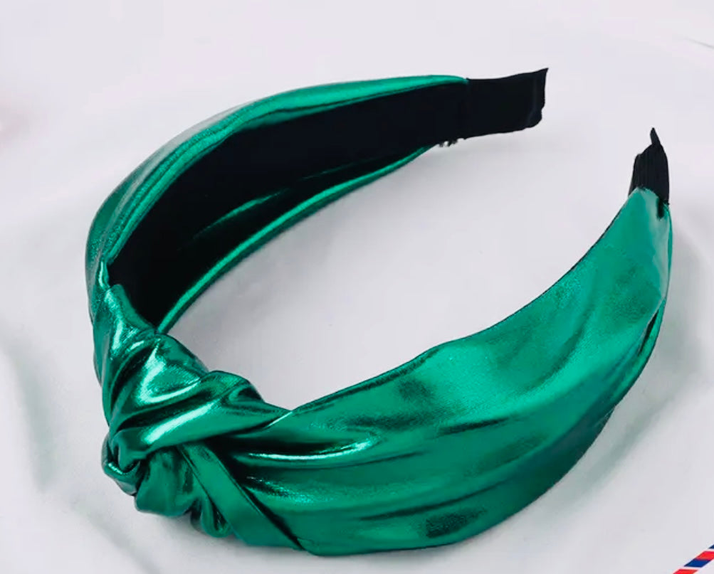 Metallic Green Headband