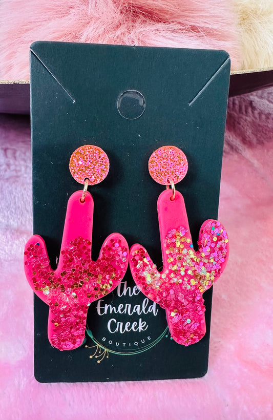 Can't Touch This Cactus Earrings