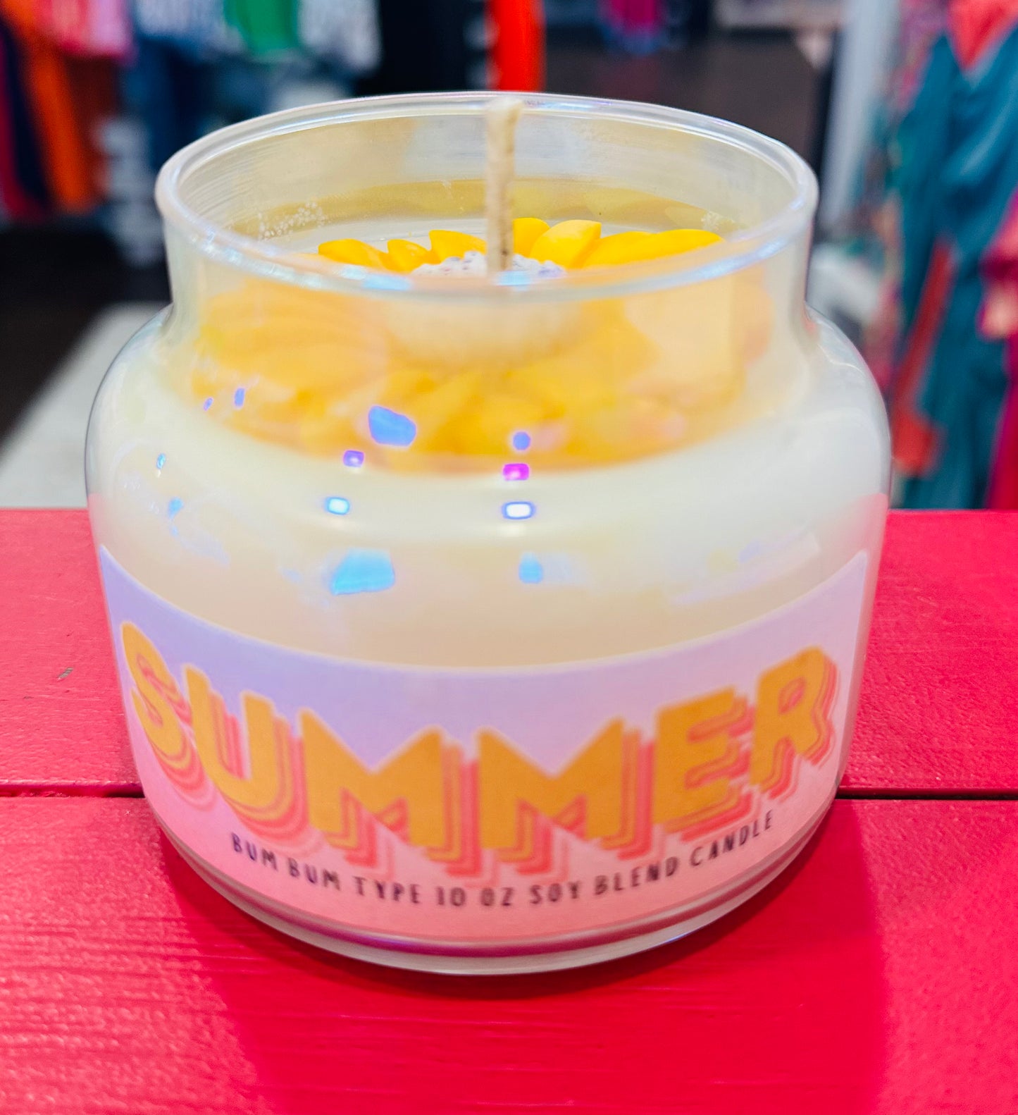 Summer Flower Candle