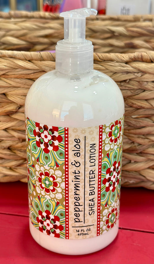 Peppermint and Aloe Lotion