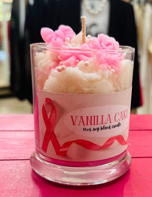 Breast Cancer Candle