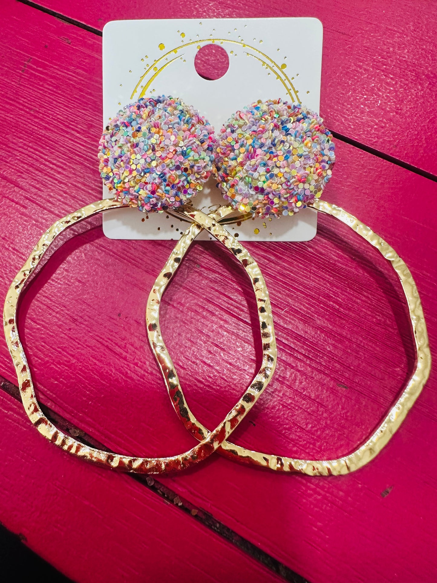 Confetti Glitter Earrings