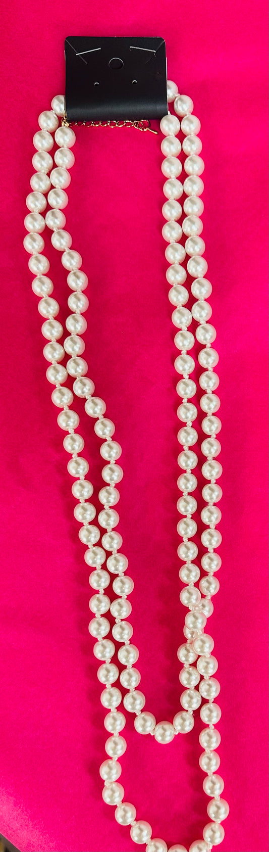 Long Pearl Necklace