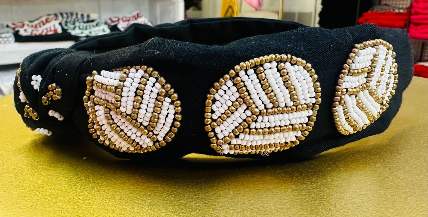 Beaded Volleyball Headband