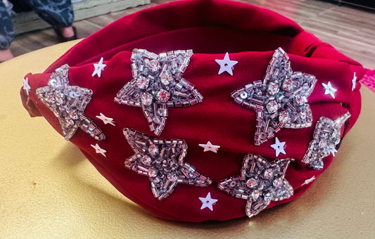 Beaded Star Headband