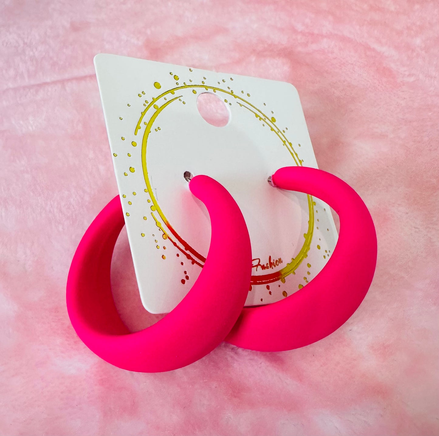 Matte Hoop Earrings