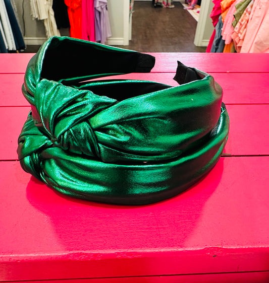 Metallic Green Headband