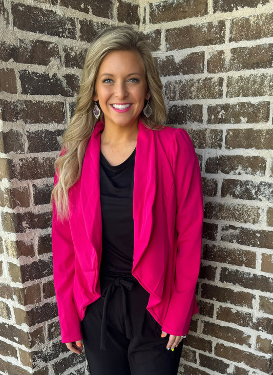 Blakely Blazer •  Fushia